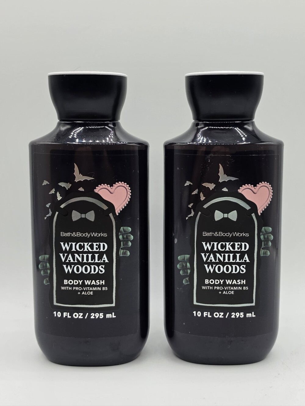Bath and Body Works Wicked Vanilla Woods Body Wash 2 Pack Bundle Set